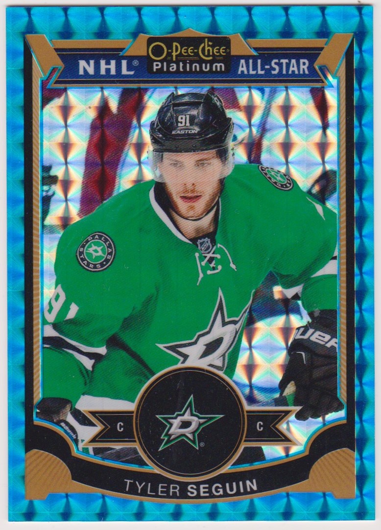 (image for) 2015-16 O-Pee-Chee Platinum Blue Cubes #90 Tyler Seguin 22/75